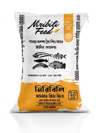 Aquaculture Feed Range packaging